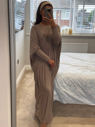 Jersey Cotton Batwing Abaya